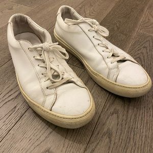 Common Projects achilles low white leather sneakers